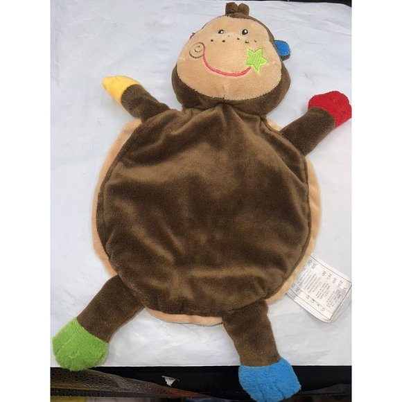 Basic Essentials Monkey Lovey 13" Security Blanket Stuffed Animal Toy - Picture 4 of 9
